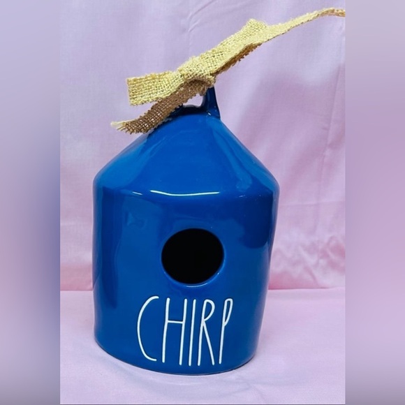 Rae Dunn Chirp Birdhouse Blue - Picture 2 of 2